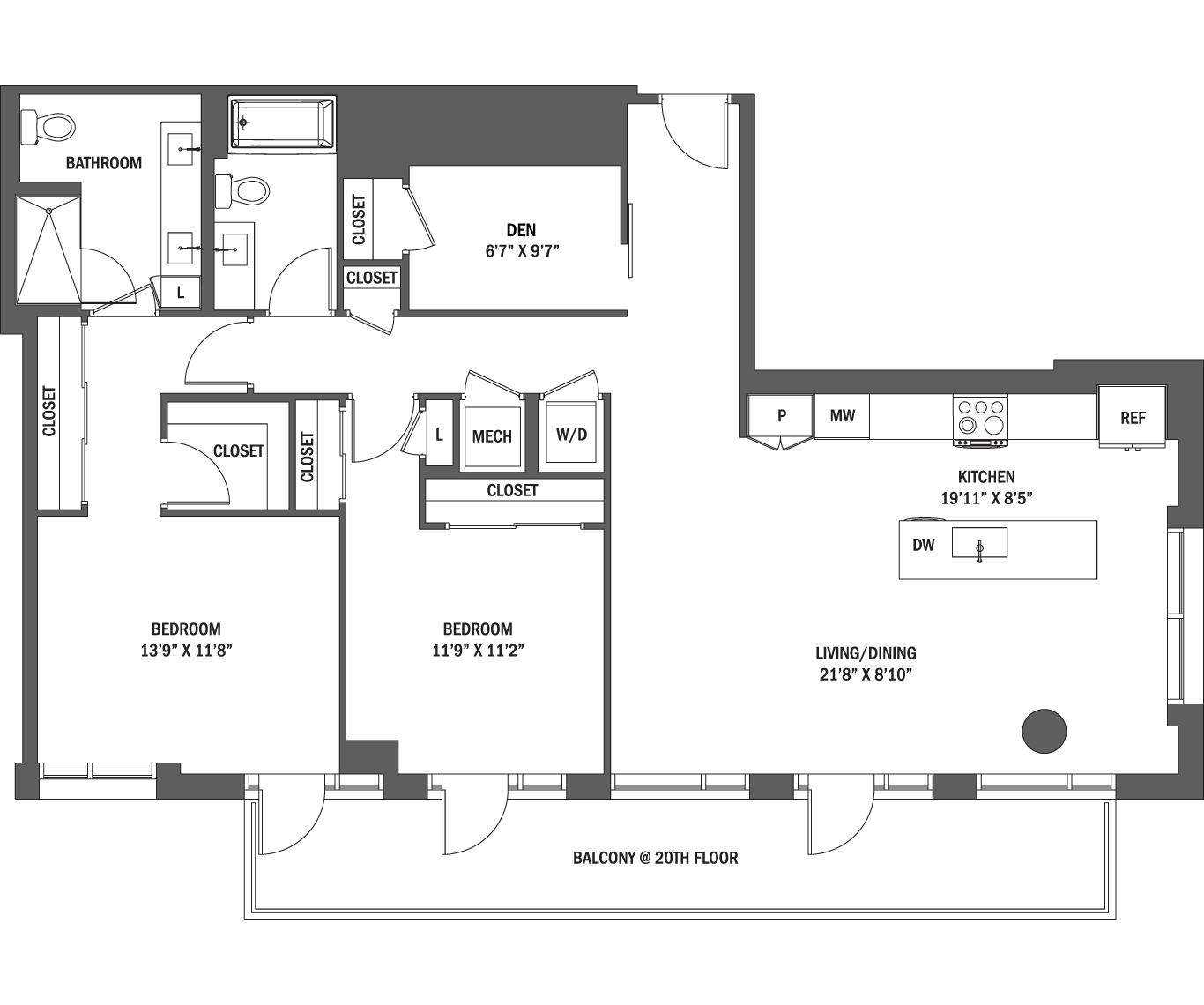 The Evelyn I - IV Floor Plan