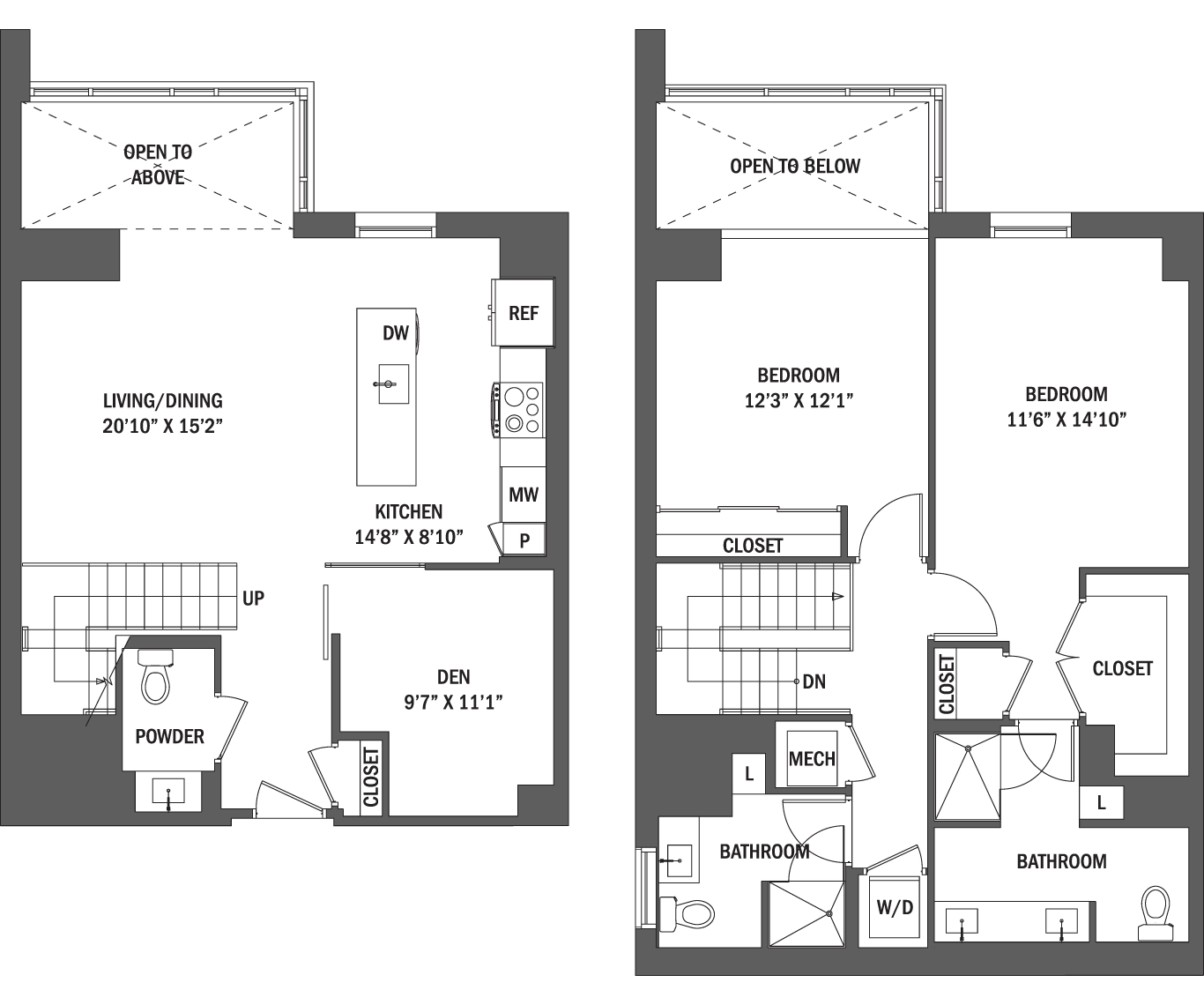 The Levi I - IV Floor Plan