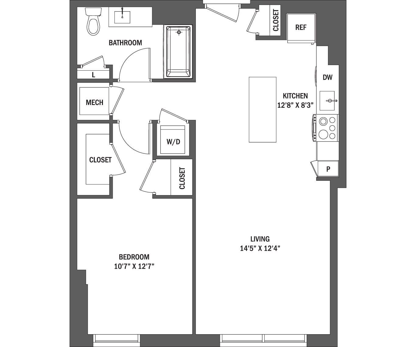 The Hollis I - IV Floor Plan