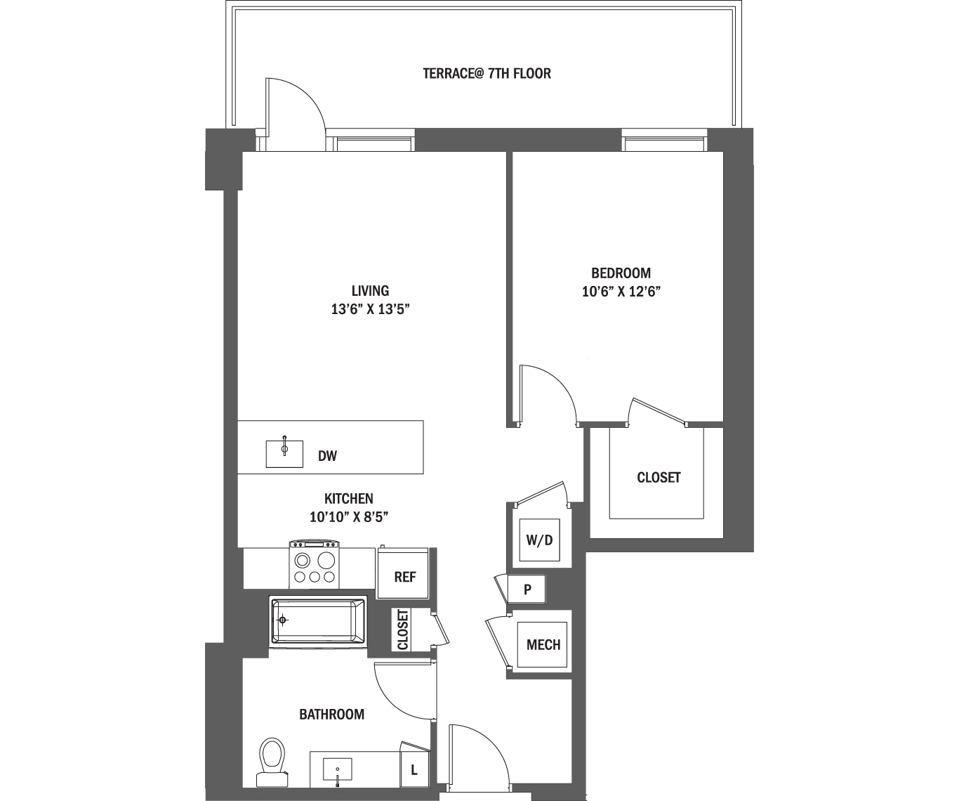 The Hollis I - IV Floor Plan