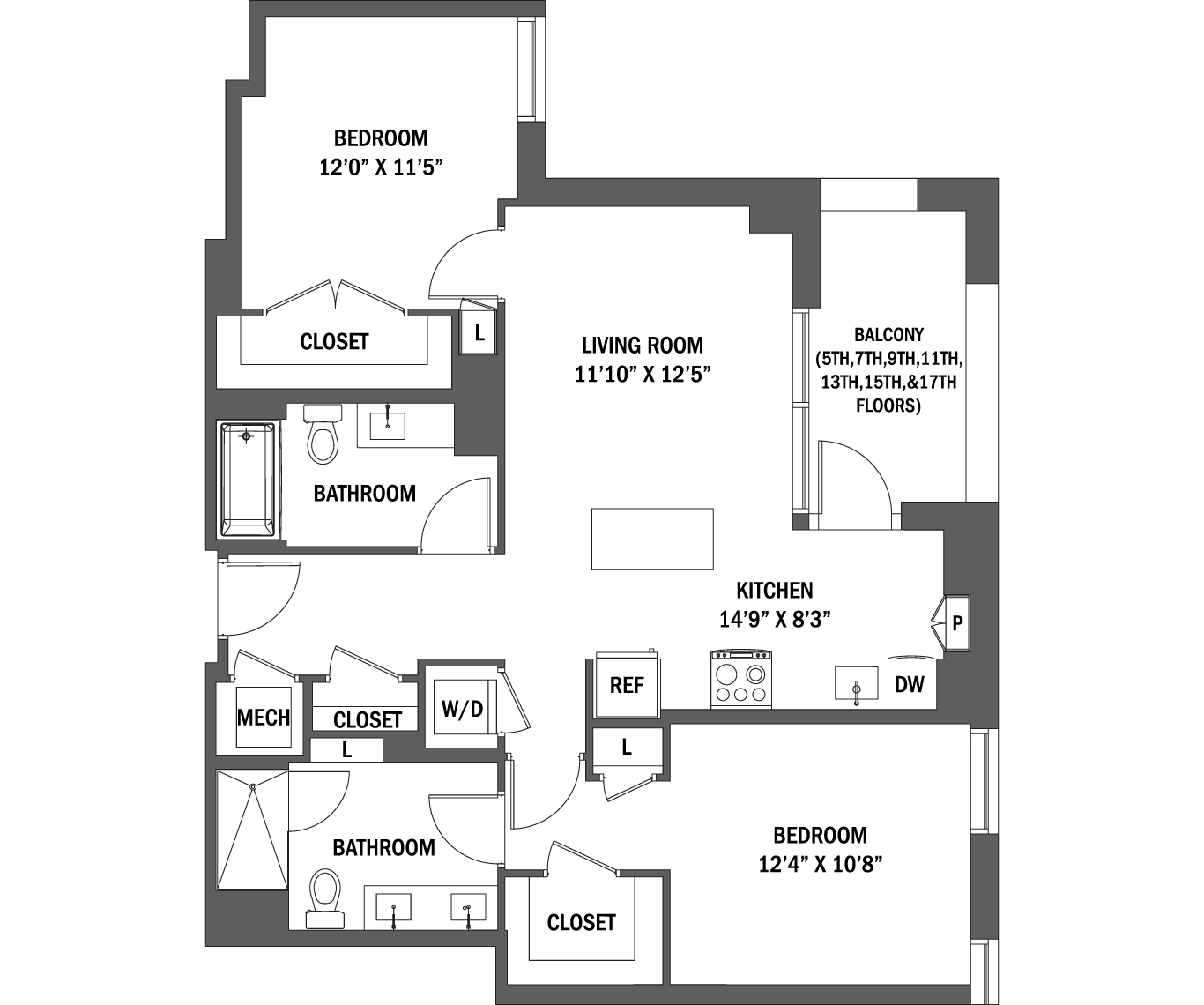 The Jennifer I - IV Floor Plan