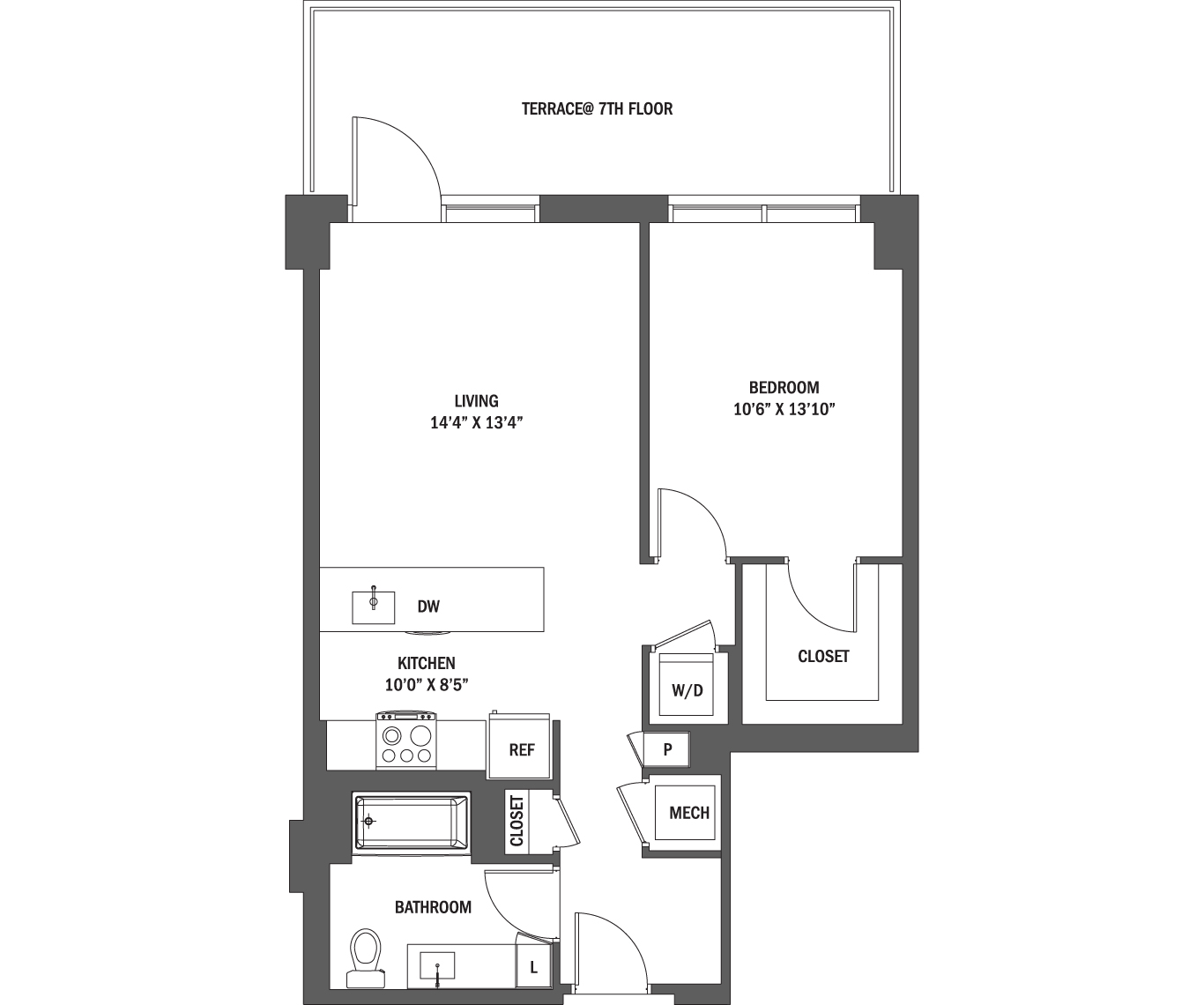 The Hollis I - IV Floor Plan