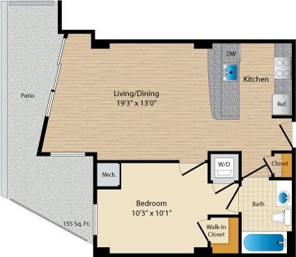 Apartment 058 floorplan