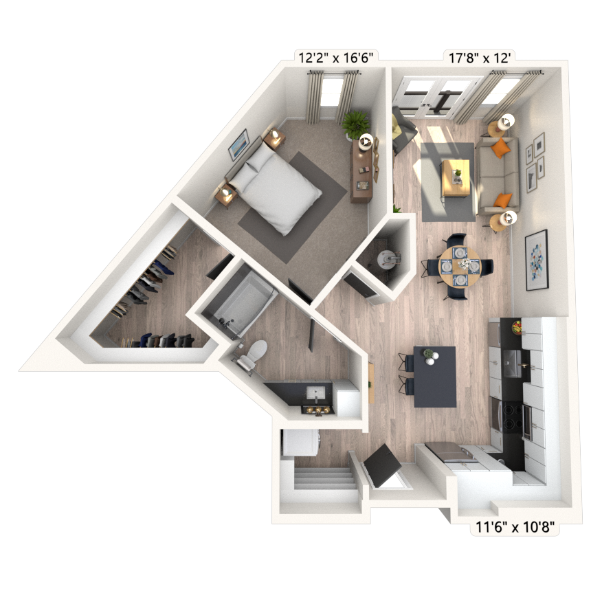 Floorplan image of unit 2016
