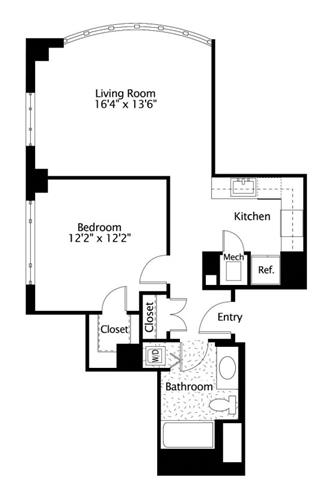 Apartment 0212 floorplan