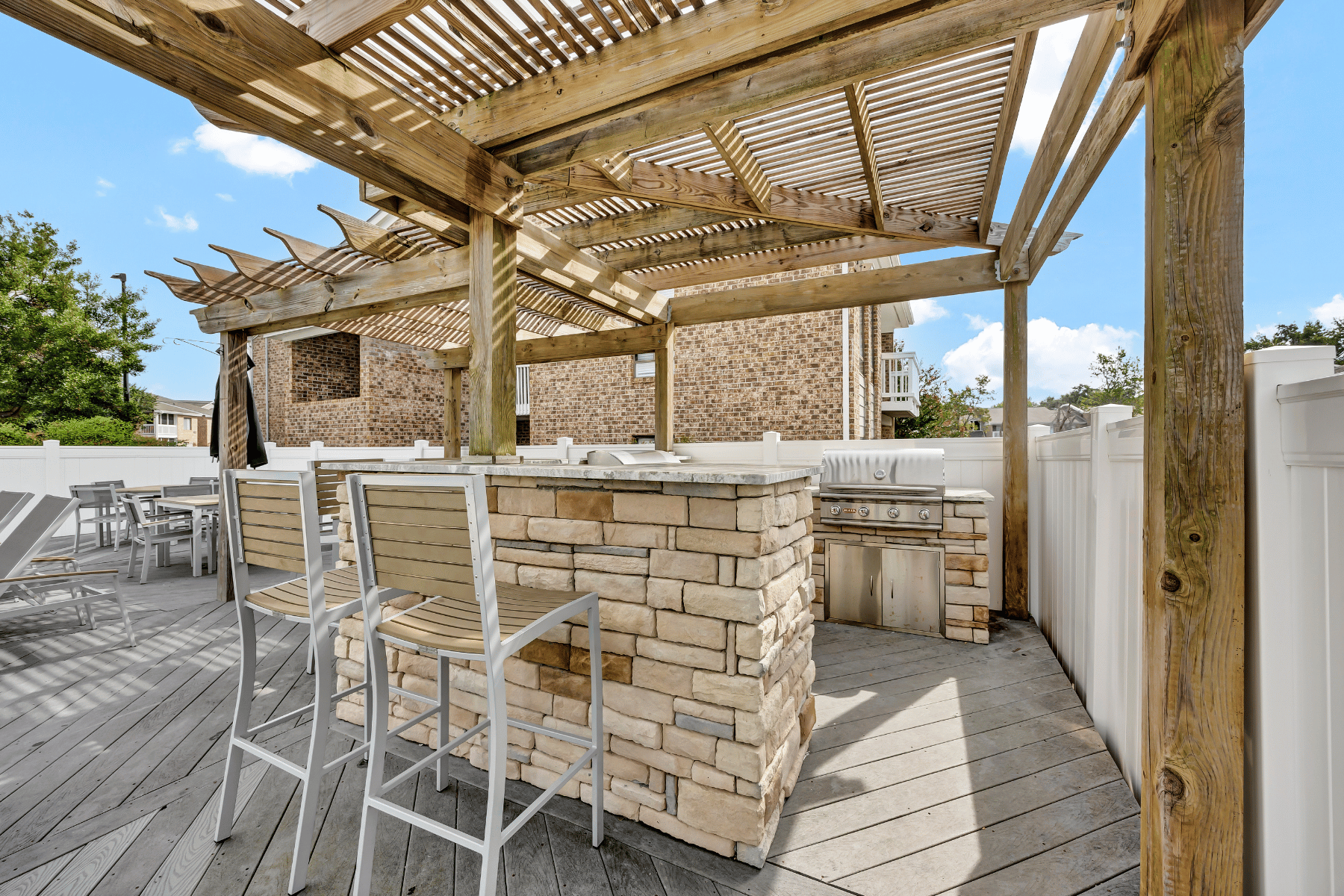 Pergola and Grilling Area