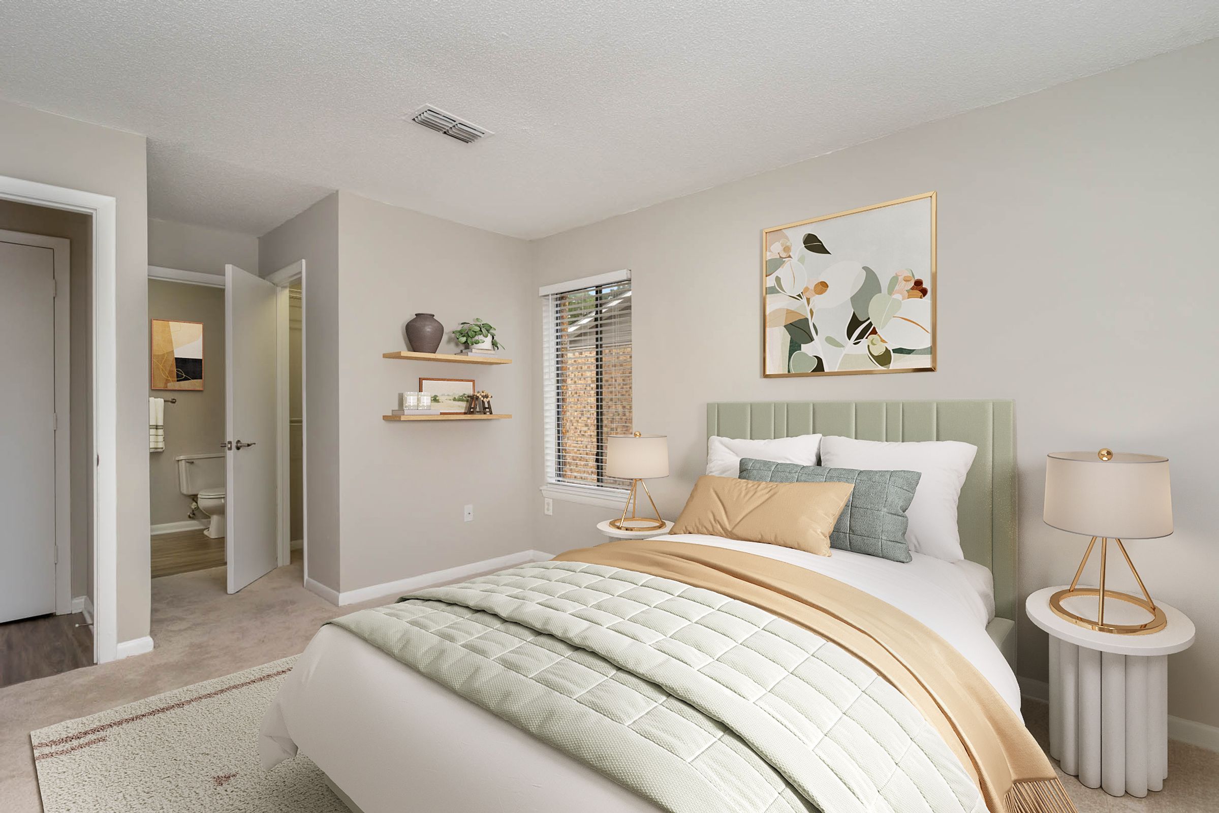 Secondary Bedroom and Bathroom