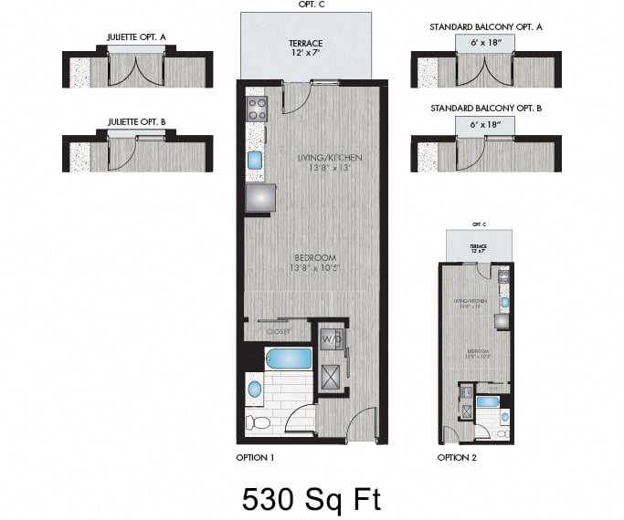 Berkeley I & II Floor Plan
