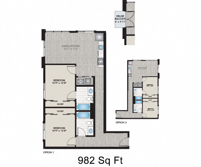 Washington I & II Floor Plan