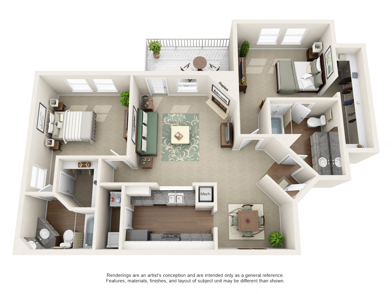 Luxury 1, 2, and 3 Bedroom Apartments in Kennesaw, GA