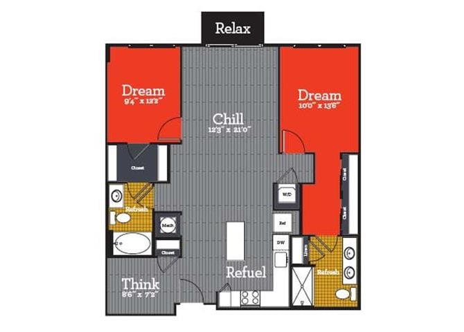 Apartment 240 floorplan