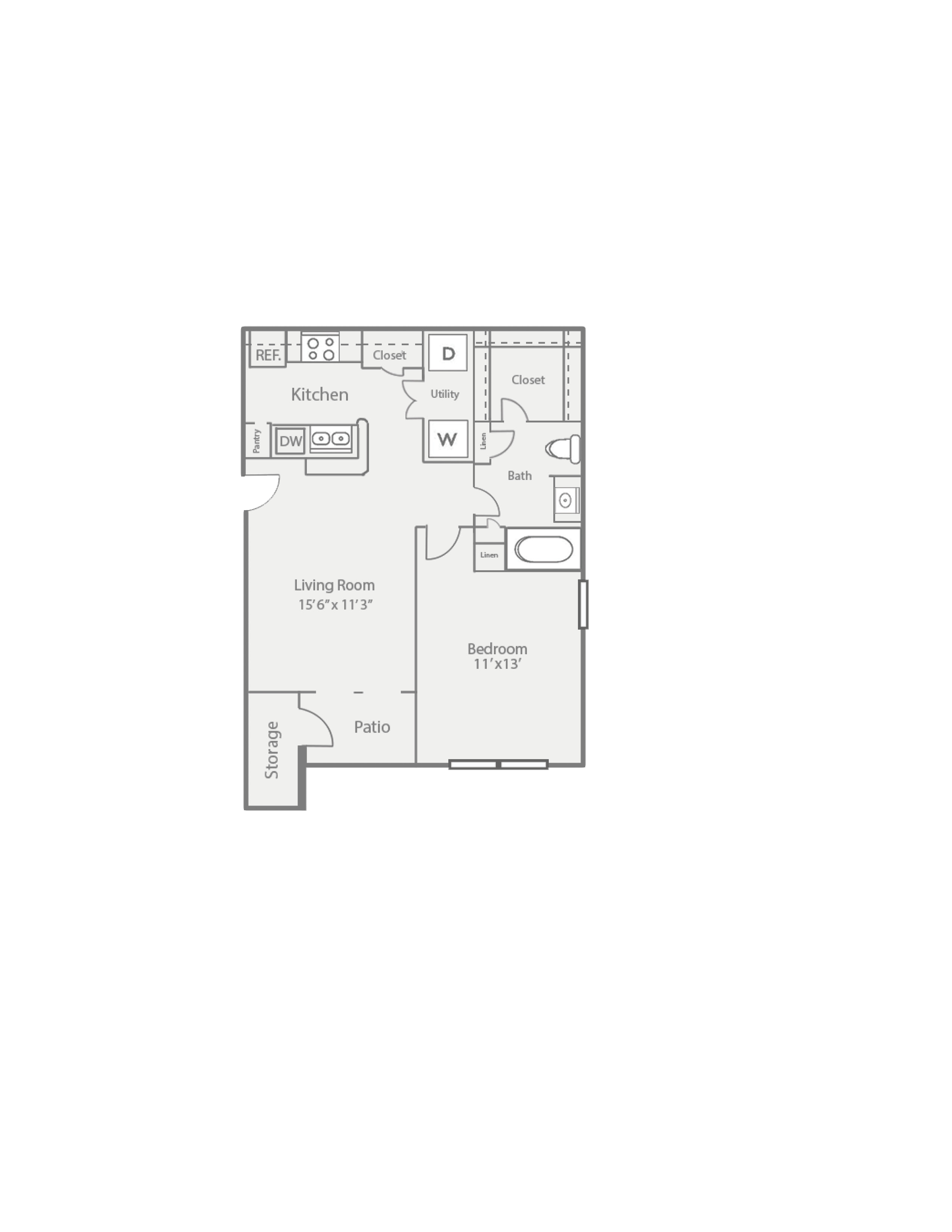 The Belmont at Duck Creek Apartments, Garland, Texas The Pine