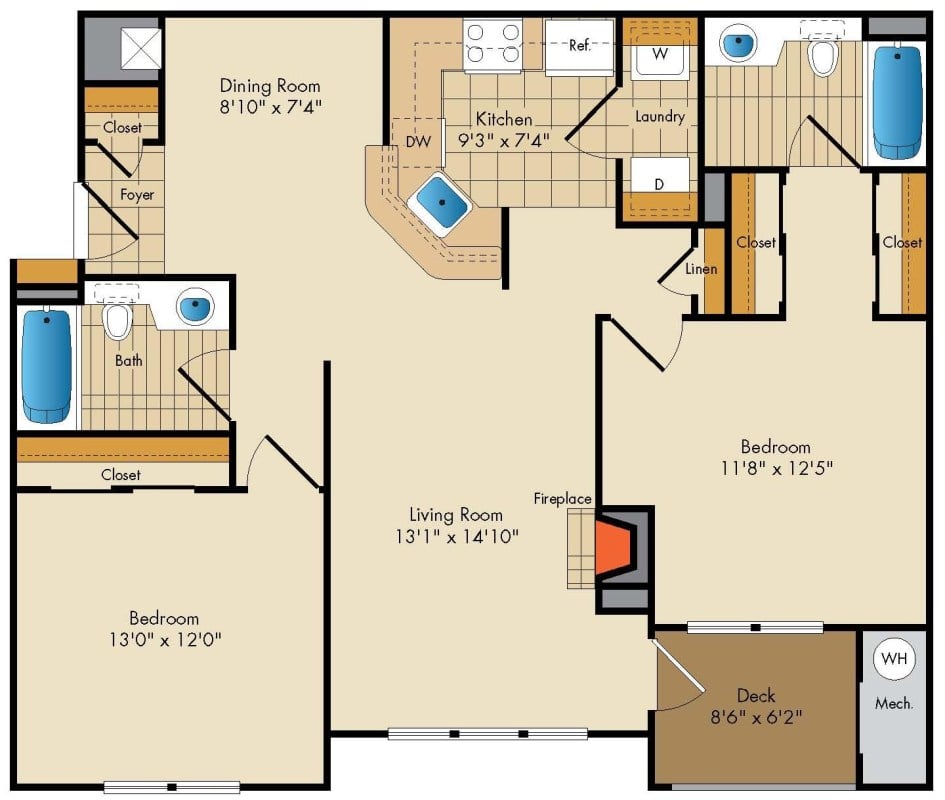 Apartment 478 floorplan