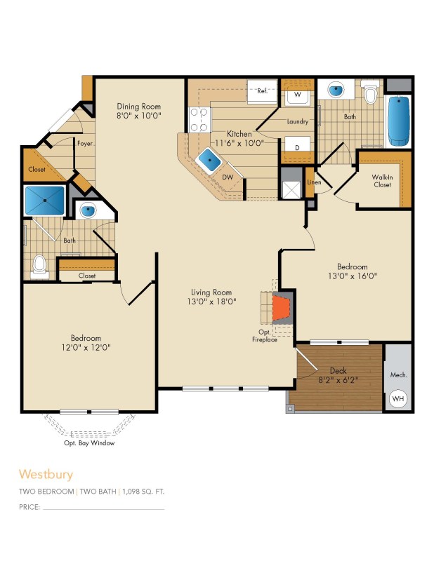 Apartment M437 floorplan