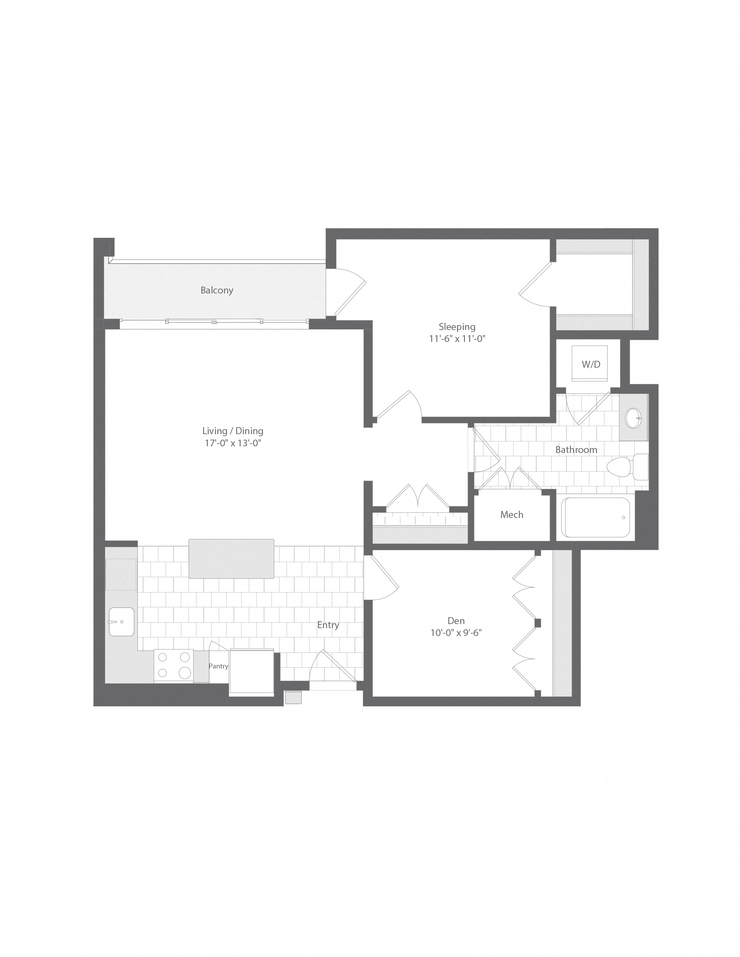 Apartment Floor Plans Spacious Apartments in Baltimore