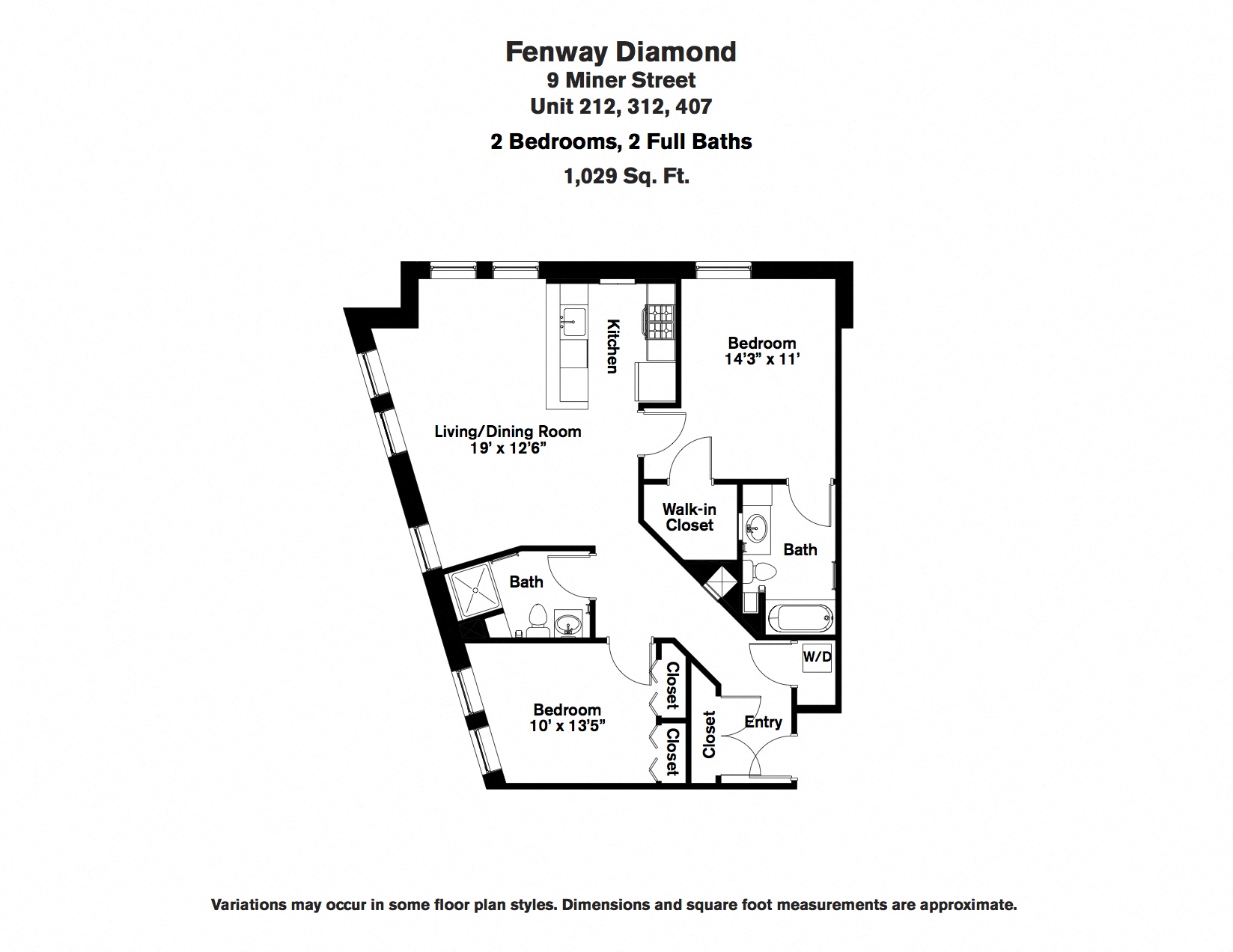 Click to view Floor plan 2 Bedroom Extra Large image 2