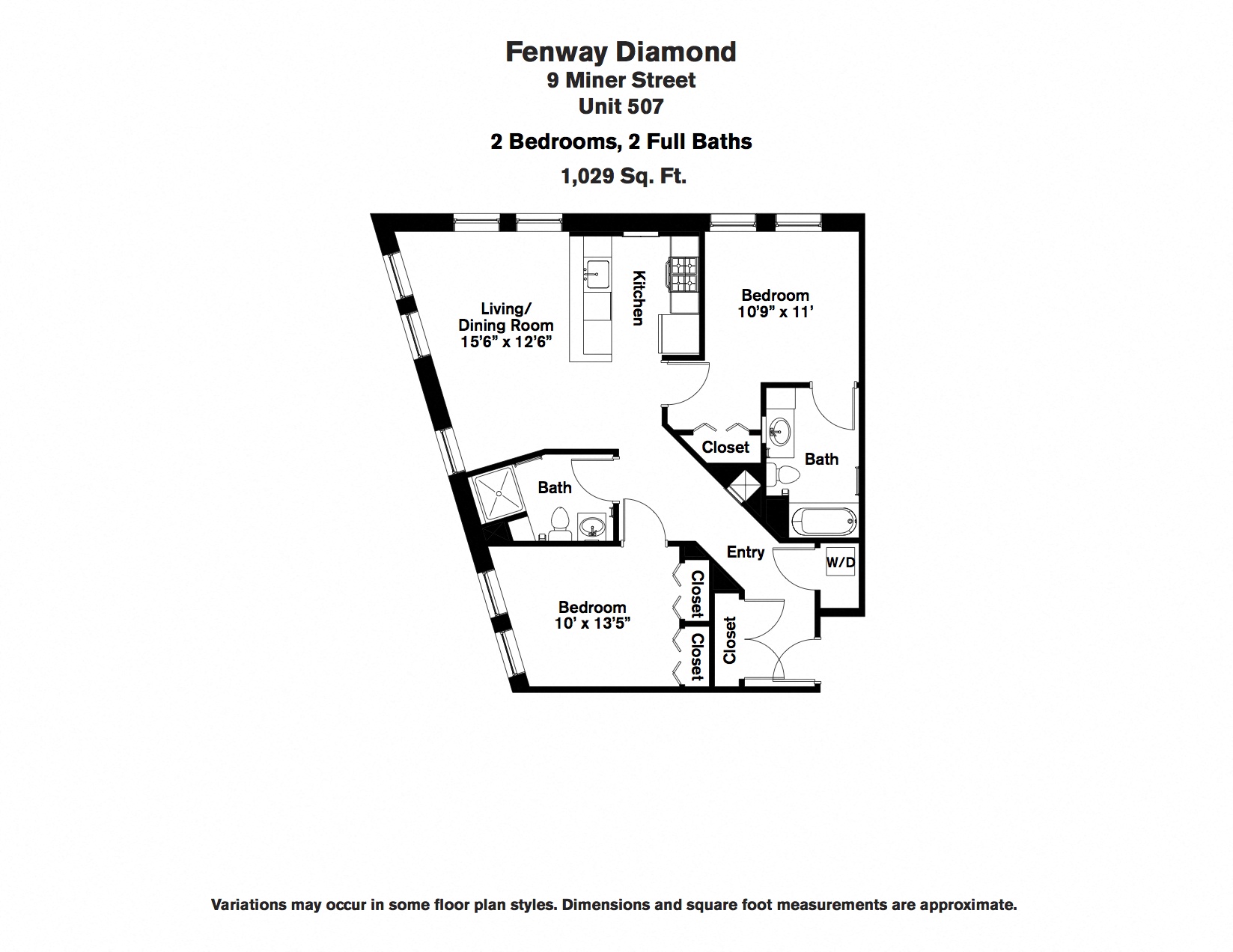 Click to view Floor plan 2 Bedroom Extra Large image 4