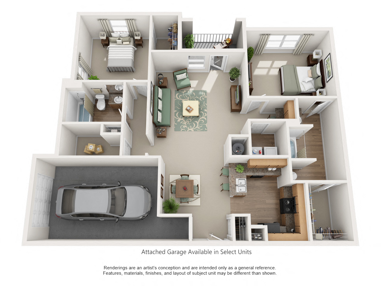 Luxury 1 2 And 3 Bedroom Floor Plans Carrington Park Apartments