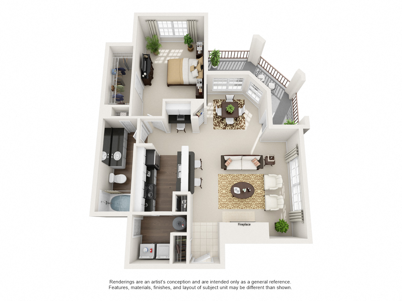 1, 2, & 3 Bedroom Apartments in Euless, TX Floor Plans