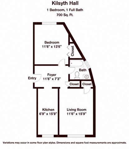 Click to view Floor plan 1 Bedroom image 3