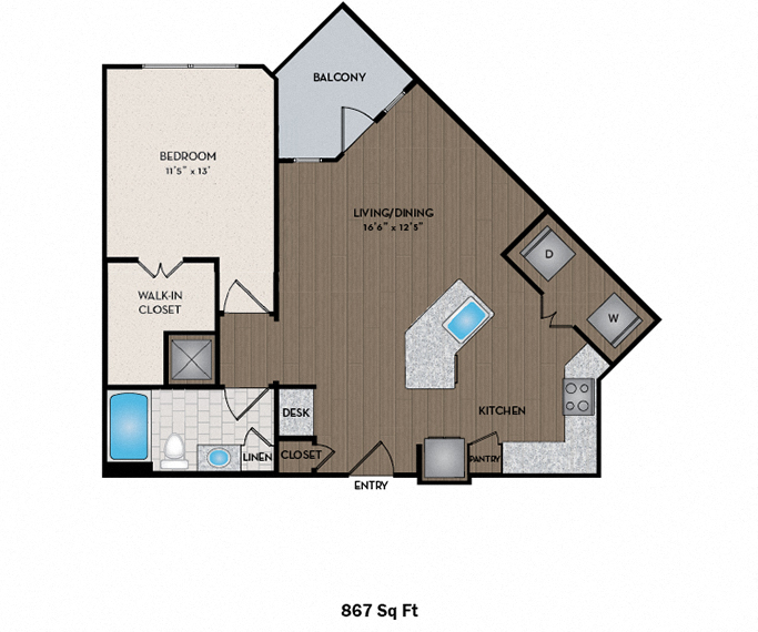 Floor Plans 2700 Charlotte Ave Apartments Nashville, TN