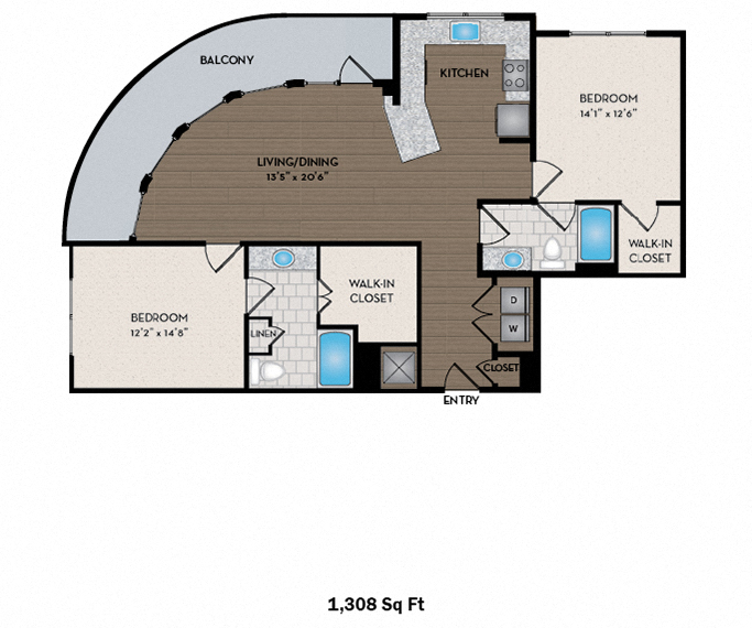 View Floor Plans | Midtown Apartments Nashville, TN | 2700 Charlotte