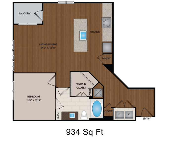 796 - 972 Sq Ft