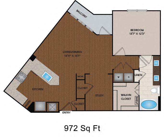 Floor Plans Arcadia Apartments in Phoenix, AZ Citrine Apartments