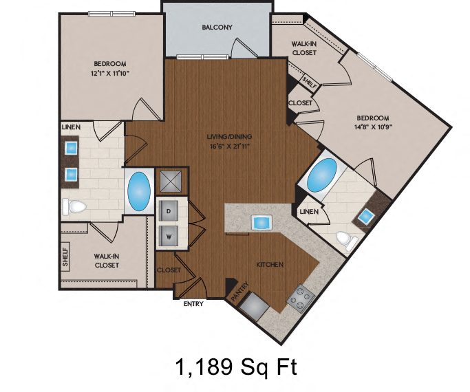 Floor Plans Arcadia Apartments in Phoenix, AZ Citrine Apartments
