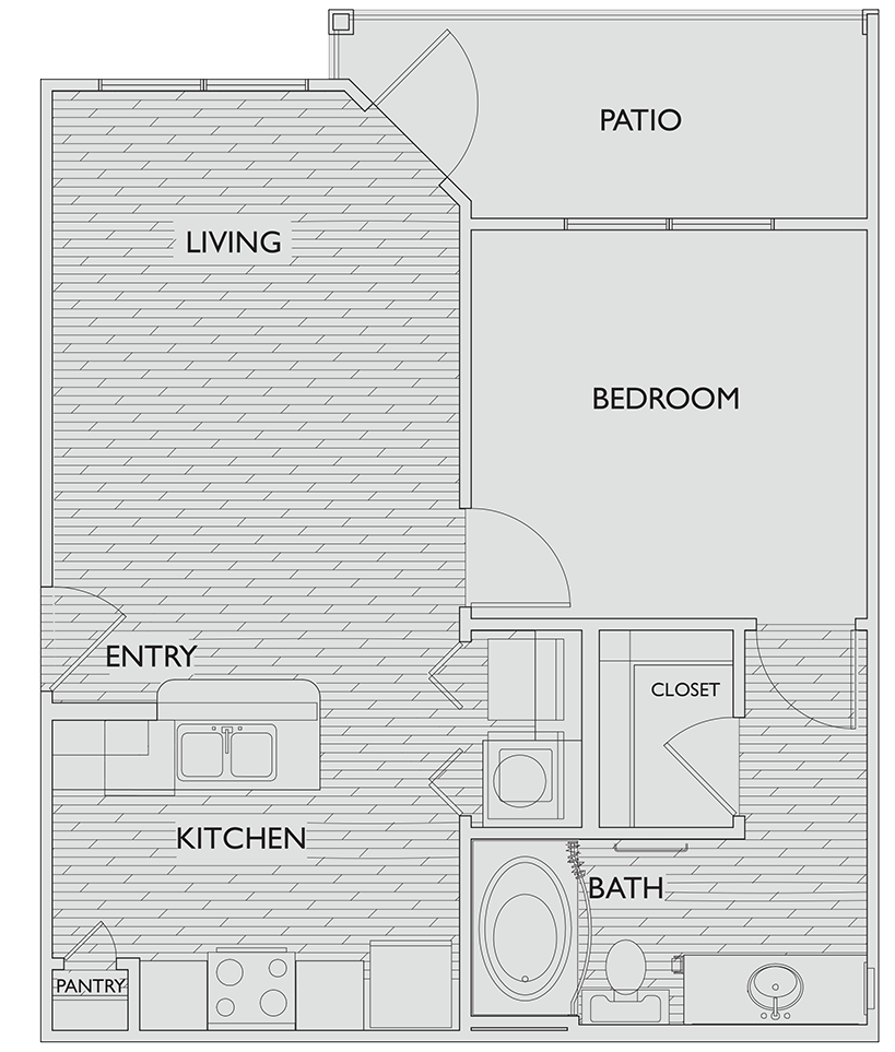 Brazos Crossing Apartments, Richwood, TX A1