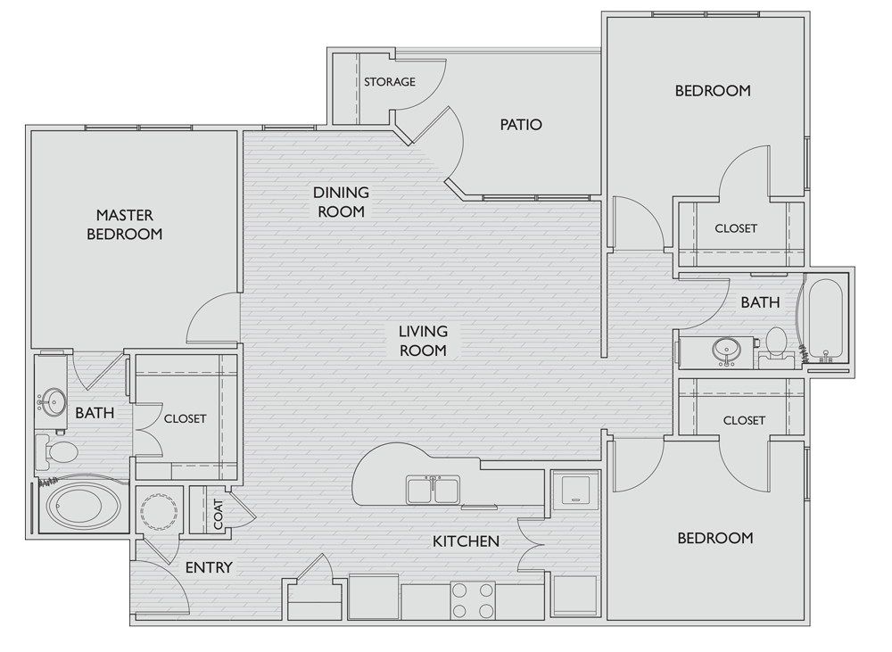 Brazos Crossing Apartments, Richwood, TX C1