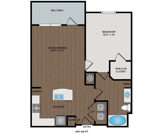 828 - 841 Sq Ft