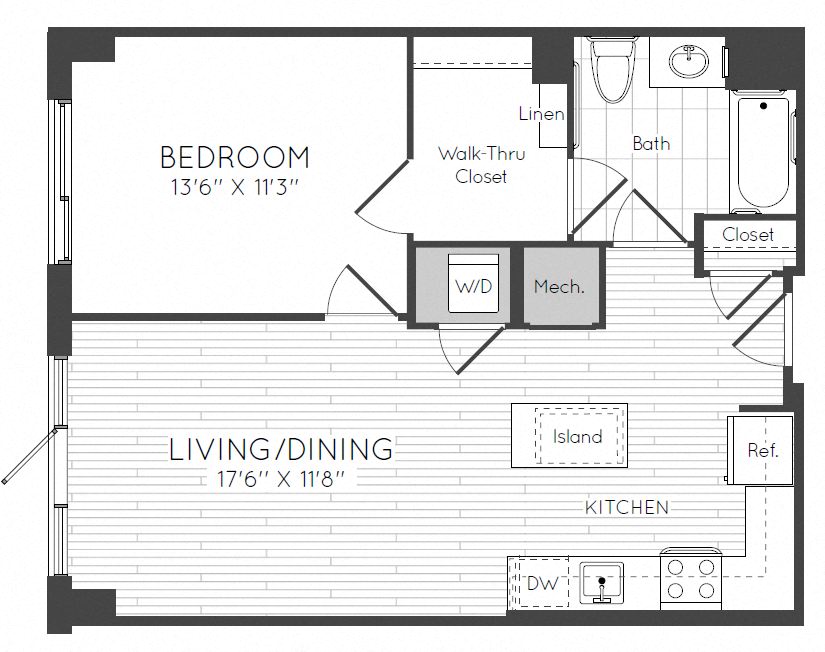 Apartment 0531 floorplan