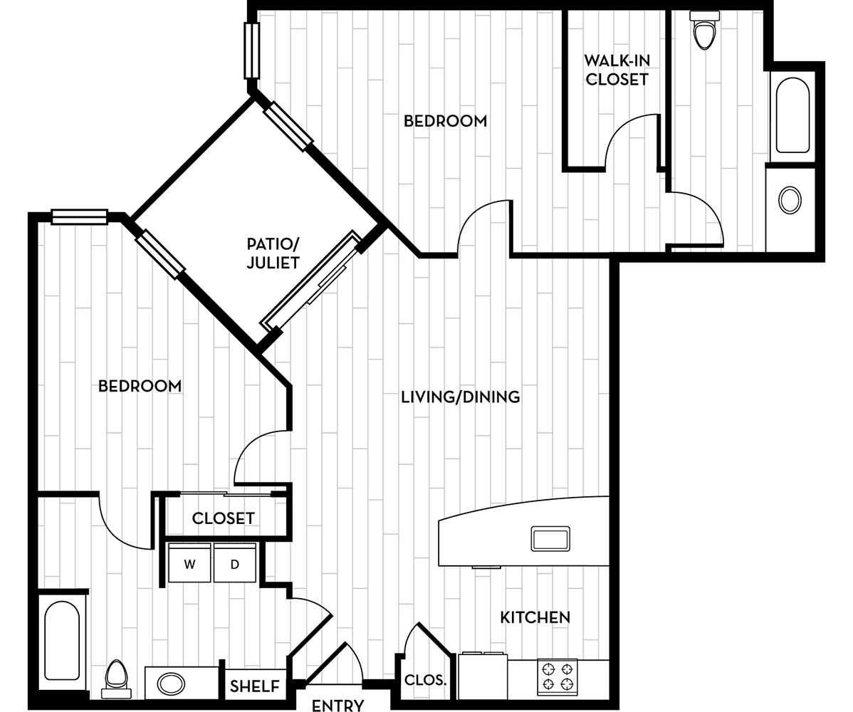 Pine I & II Floor Plan