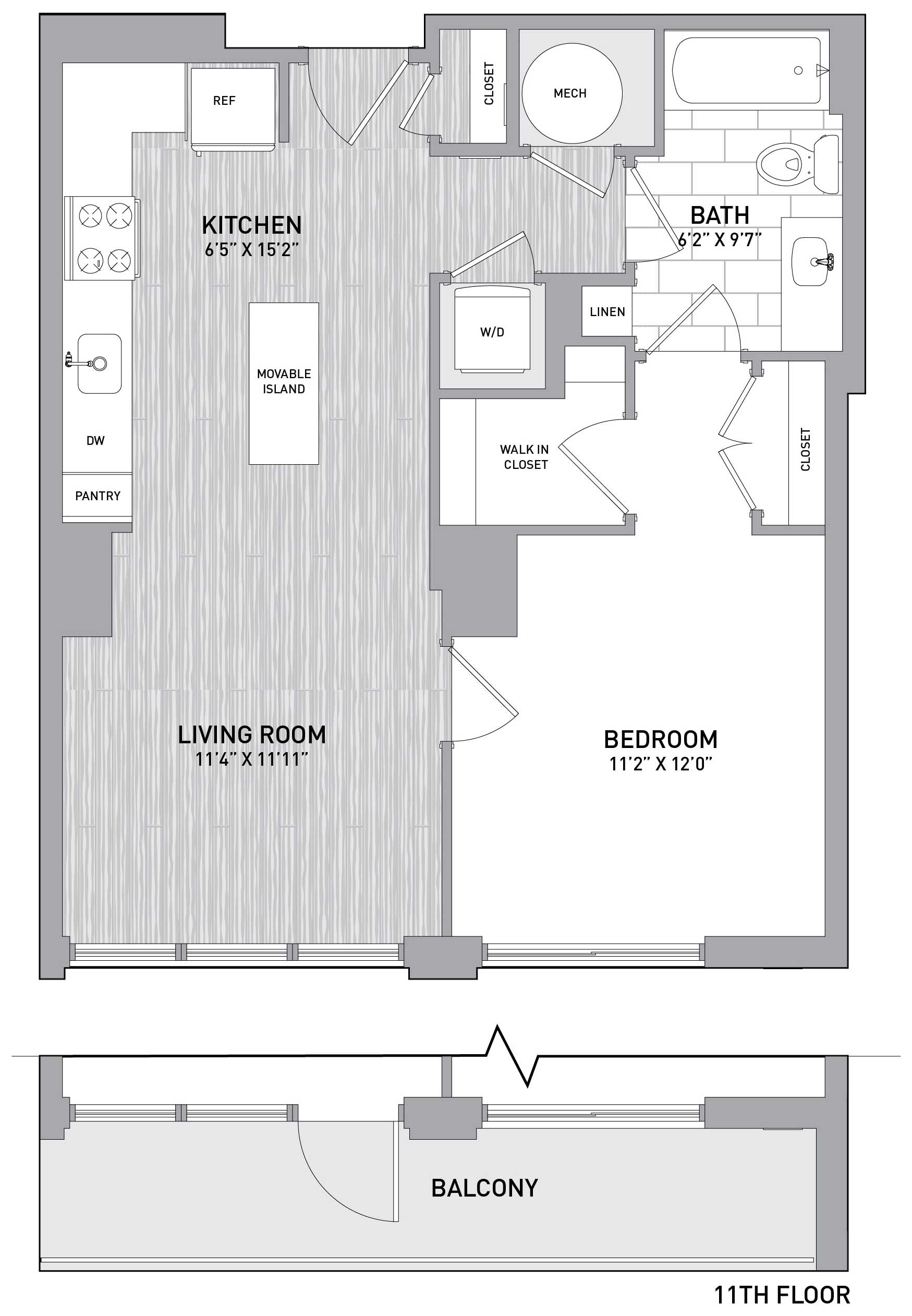 Floor Plans Union on Queen Luxury Apartments Arlington, VA