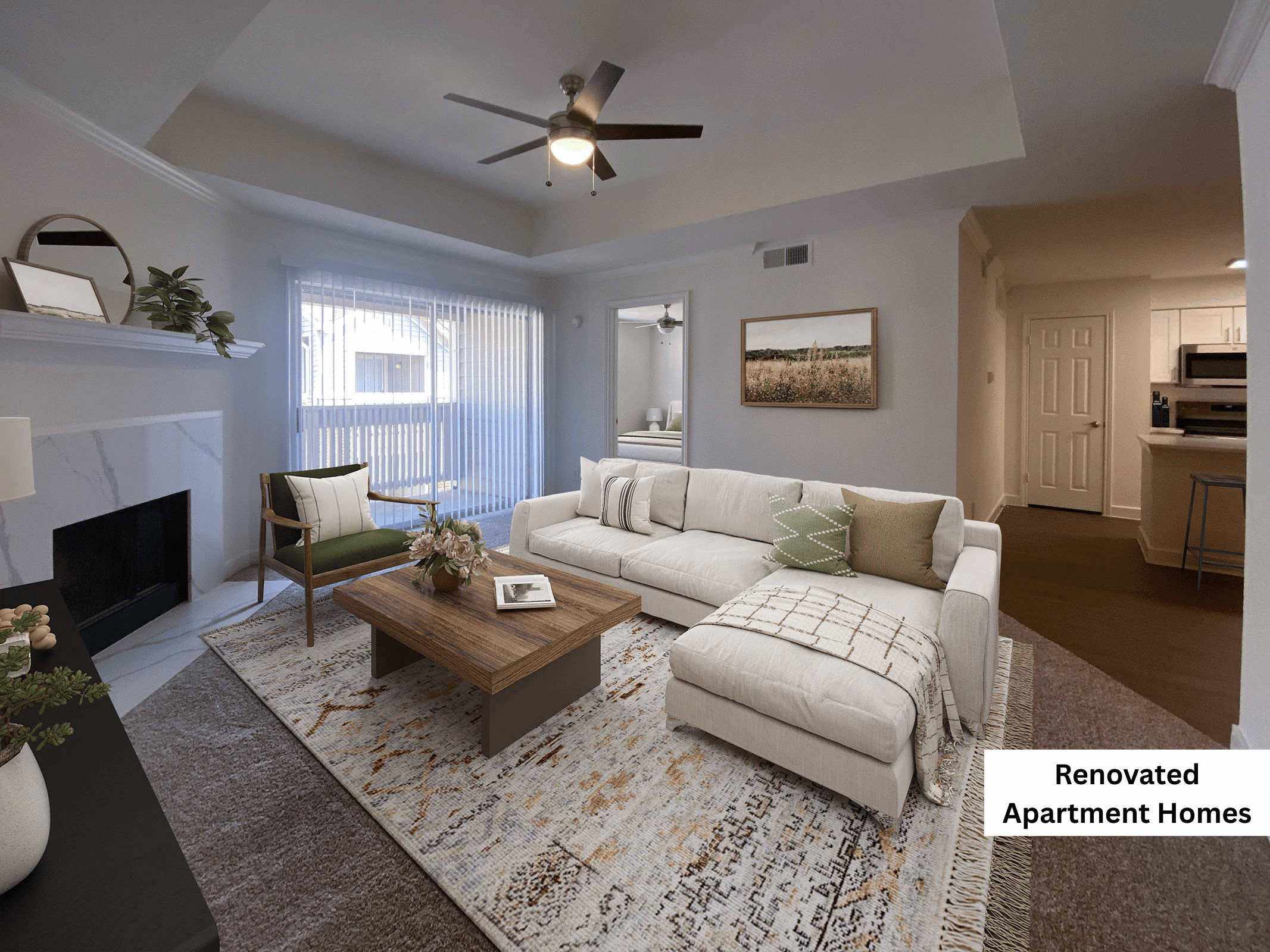 Renovated Living Room