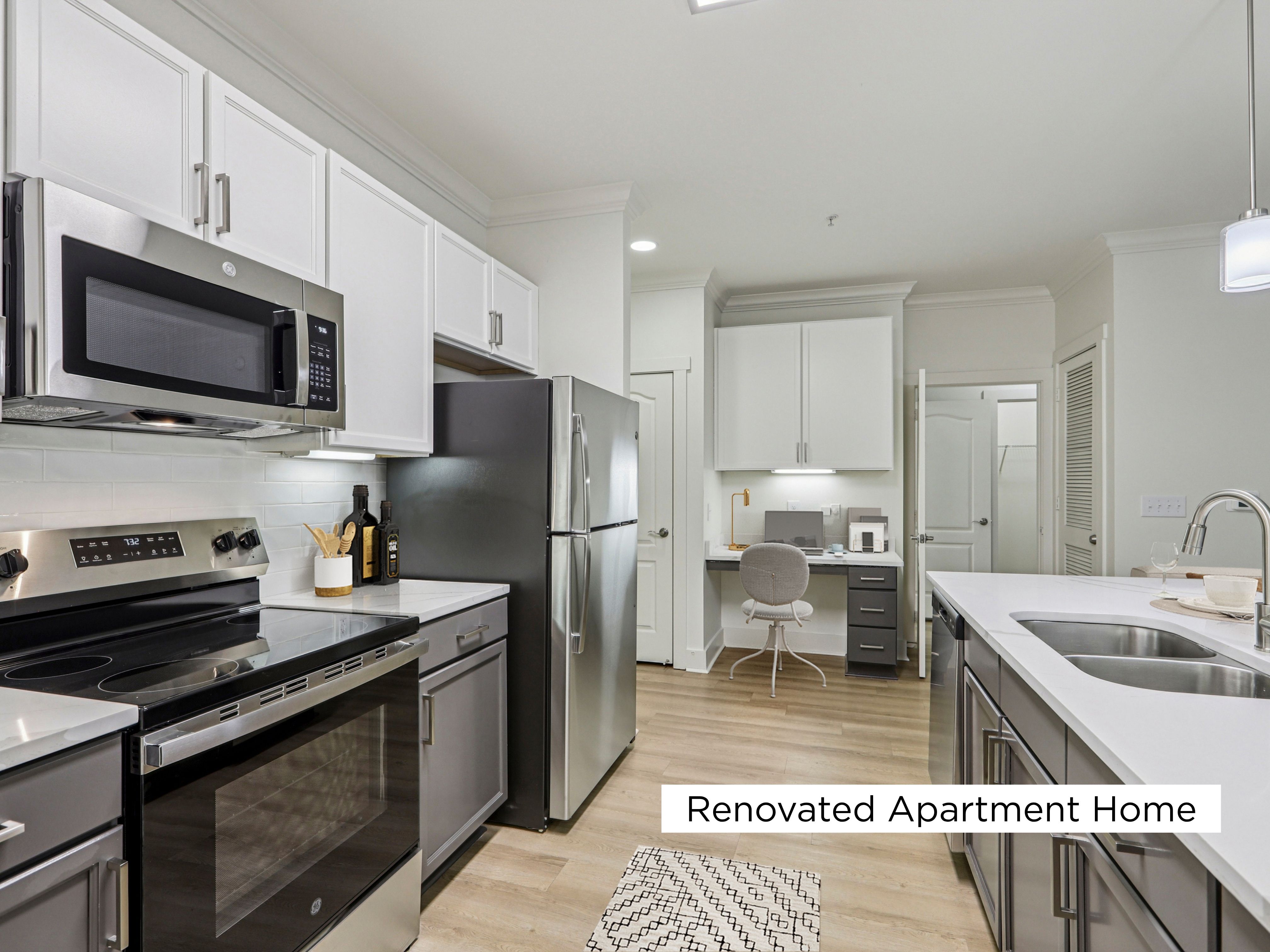 Kitchen Renovated Apartment Home