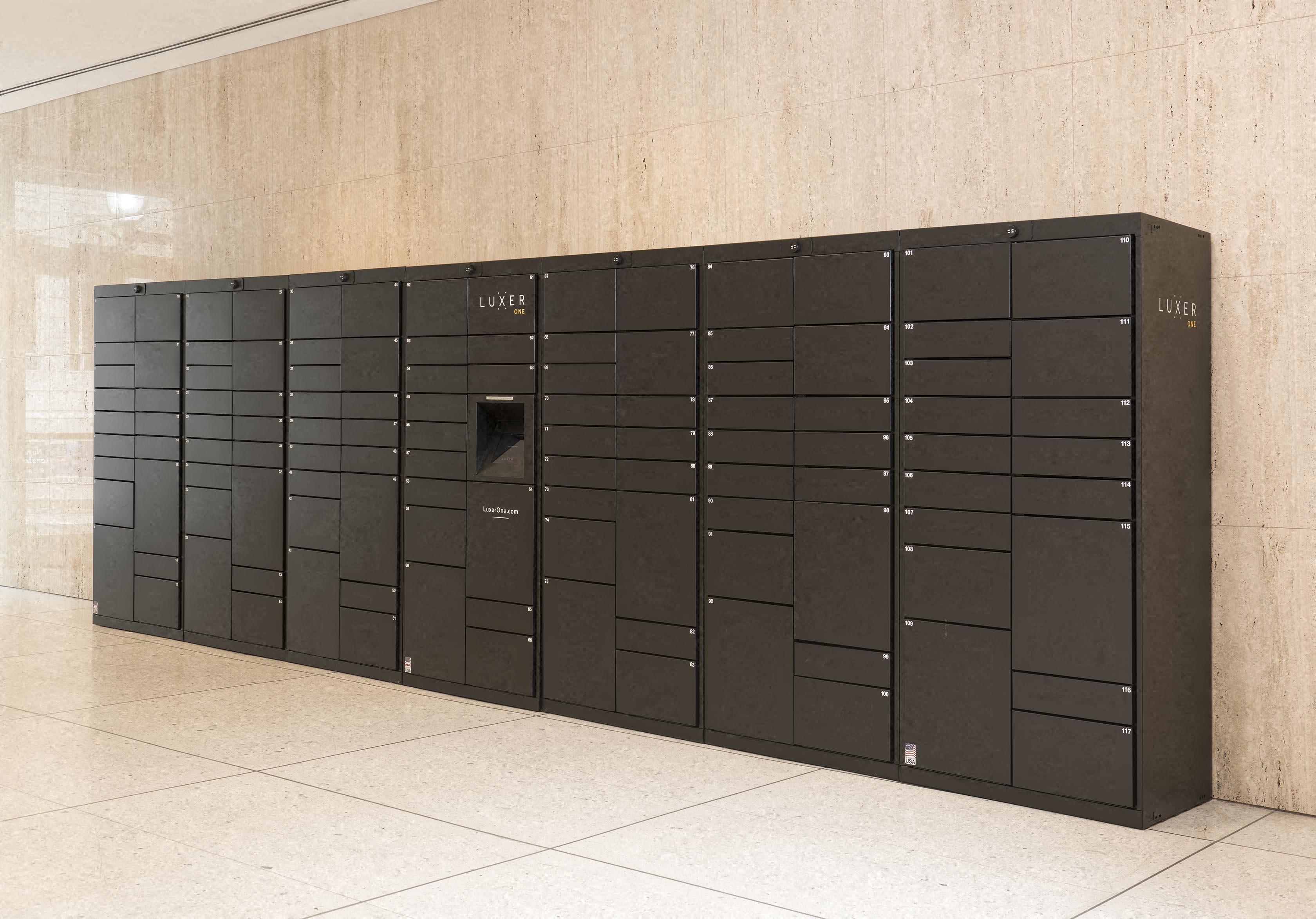 Gables Republic Tower Package Lockers