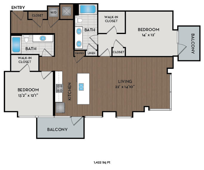 22F4 Floor Plan