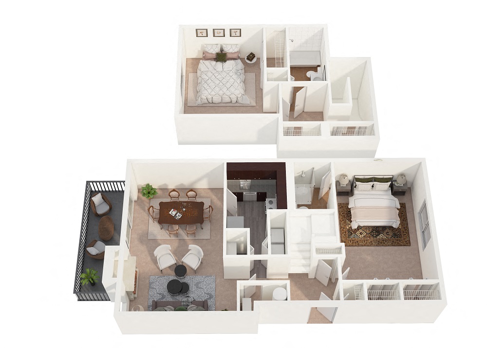 The Landings at Pine Lake - Dove Floor Plan Picture