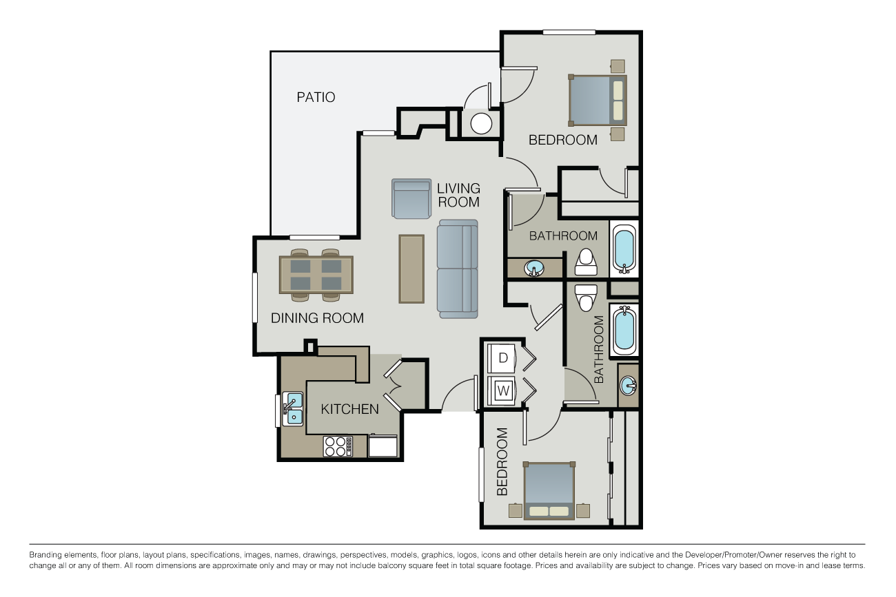 Floor Plans Pricing Hillsborough Park Apts For Rent