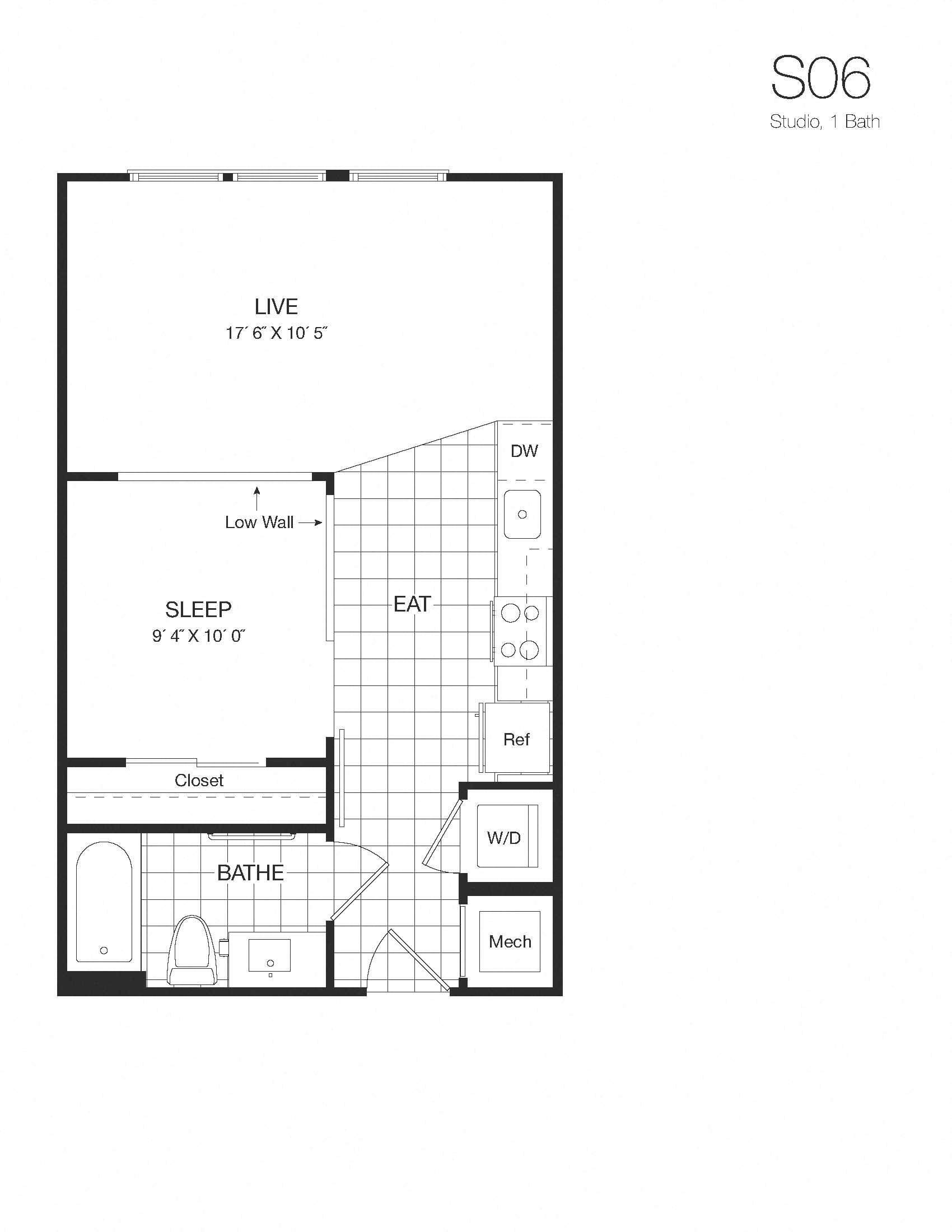 Apartment 29-216 floorplan