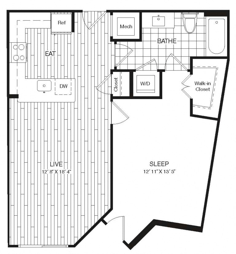 Apartment 29-318 floorplan