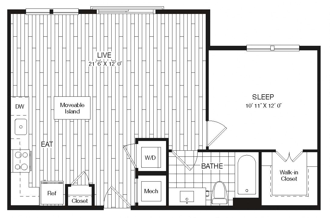 Apartment 27-526 floorplan
