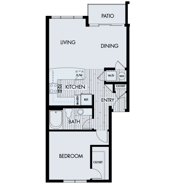 Plan 1D at Monaco Row Apartments