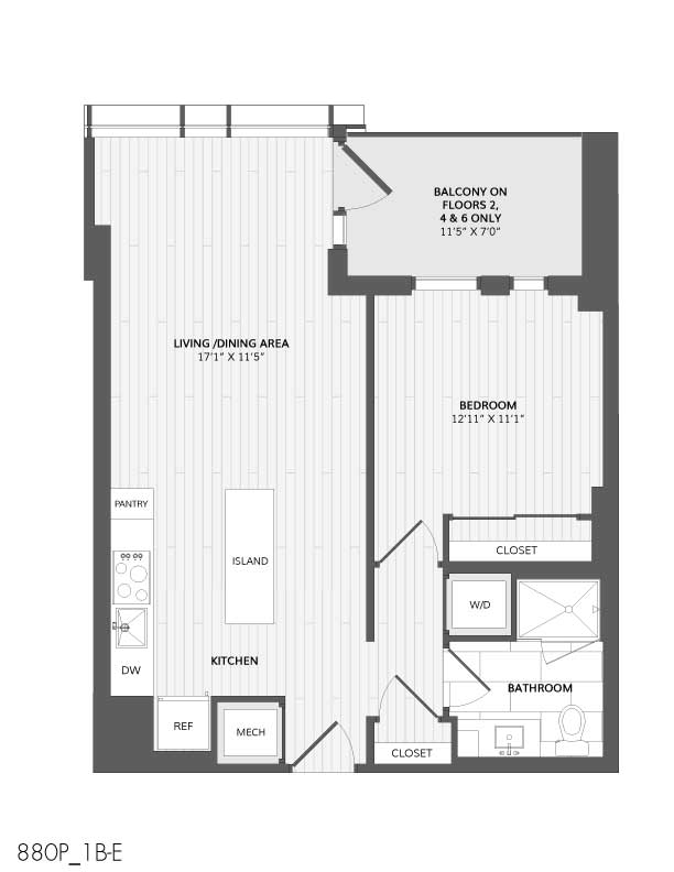 floor plan 414