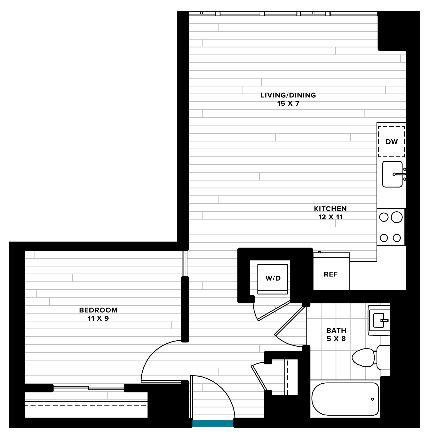 floorplan image of unit 1011