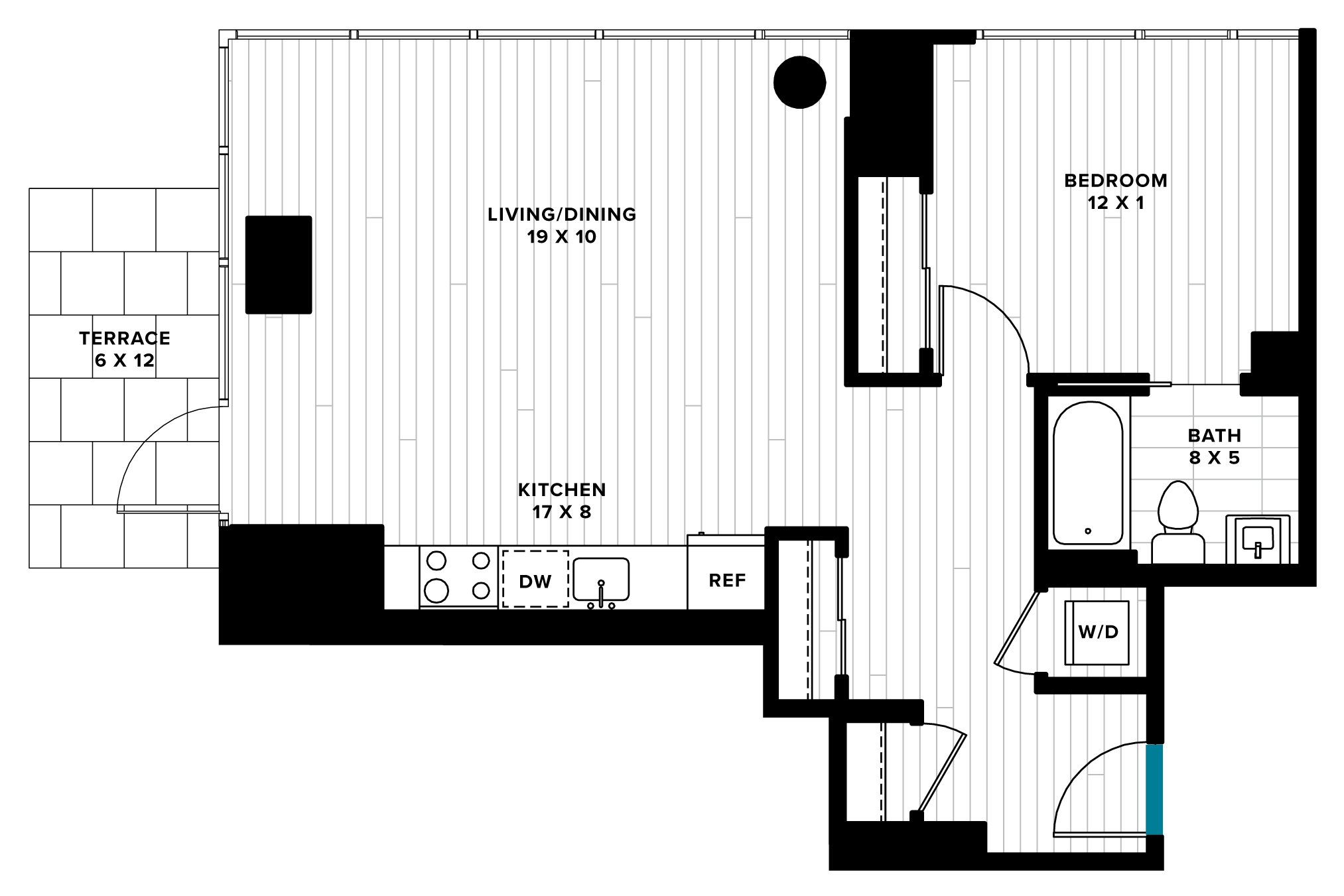 floorplan image of unit 0315