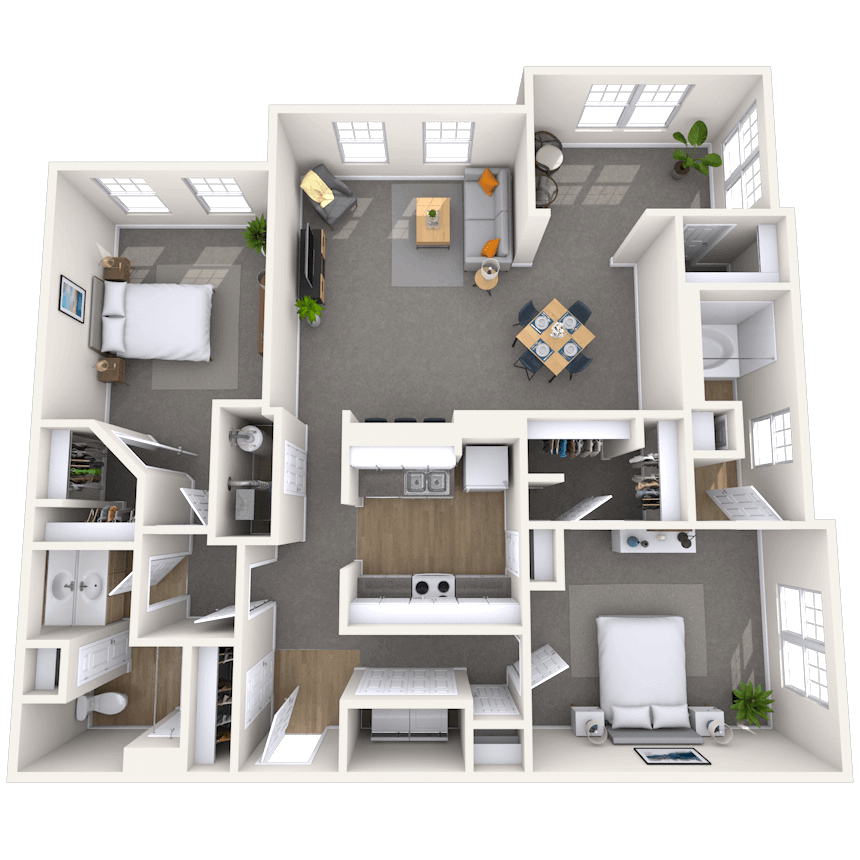 Floorplan image of unit 737