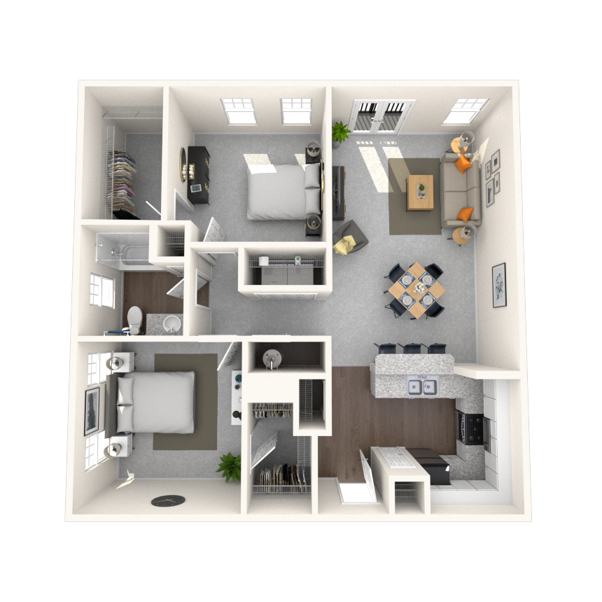 Floorplan image of unit 1151